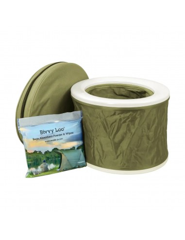 Portable collapsible toilet (Green) - Bivvy Loo votre