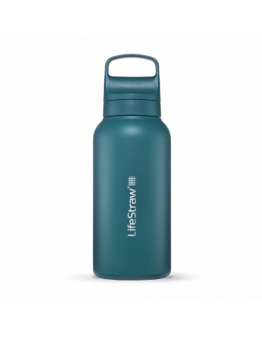 Insulated stainless steel filter bottle - Go Series 1L (lagoon blue) Véritable concentré