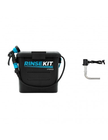 Douche portable autonome (avec batterie + thermoplongeur) - Rinsekit Pro Pack - 13.3L les ctes