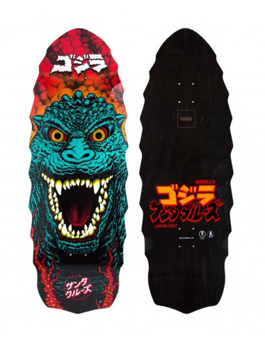 11" Godzilla Destroyer Santa Cruz Skateboard Deck JUSQU'A -70%! 