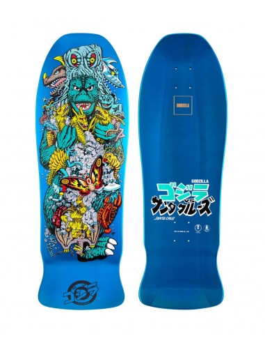 10.125" Godzilla Kaiju Roskopp Santa Cruz Skateboard Deck store