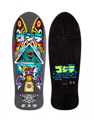 10.538" Godzilla Mothra Natas Santa Cruz Skateboard Deck 50% de réduction en Octobre 2024