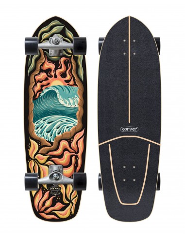 CX Raw 32" Psychedelic Sunset Surfskate Complete l'achat 