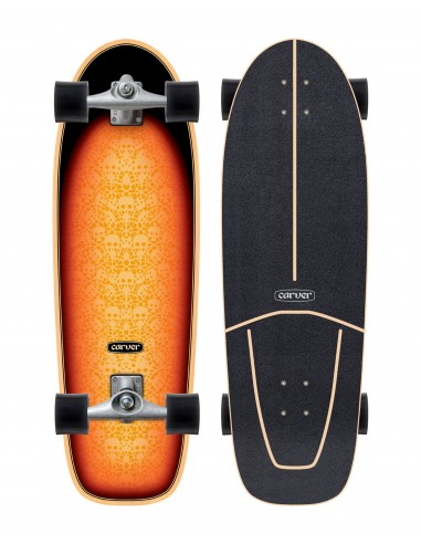 CX Raw 31.75" Sunburst Surfskate Complete rembourrage situé sous