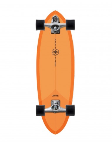 Carver x Channel Islands C7 31.75" Mid Orange Surfskate Complete 2023