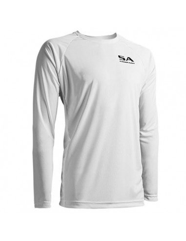 Performance Long Sleeve Shirt | White | SA Logo pas cher chine