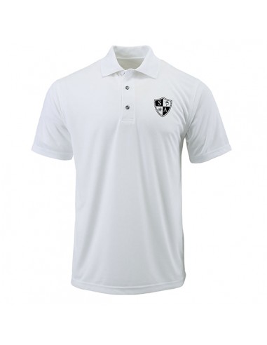 Performance Polo | White | Black Shield livraison gratuite