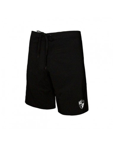 Board Shorts | Solid Black | Silver SA Shield Le MVP de beaucoup