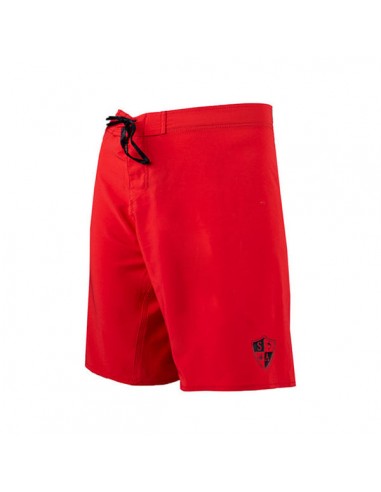 Board Shorts | Solid Red | Black SA Shield pas cher chine