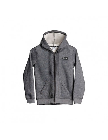 Kids Full Zip Hoodie | Dark Heather Grey à prix réduit toute l'année