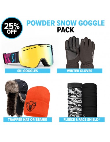 Powder Ski Goggle Pack est présent 