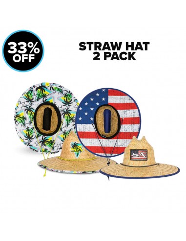 STRAW HAT 2 PACK à prix réduit toute l'année