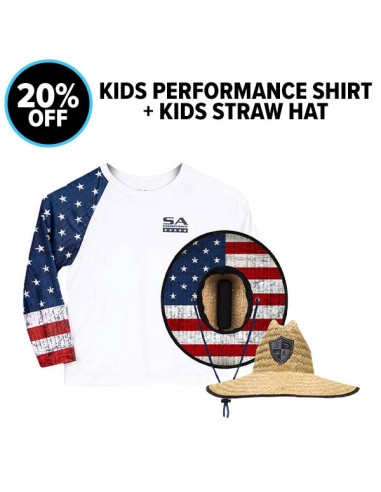 KIDS PERFORMANCE SHIRT + KIDS STRAW HAT en ligne