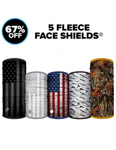 Fleece Face Shields® 5 Pack en ligne