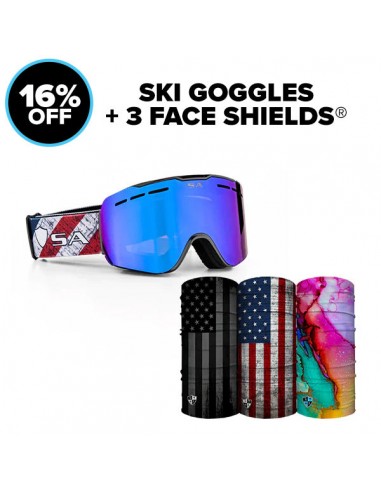 Ski Goggle + 3 Face Shields® meilleur choix