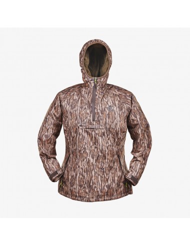 Waterproof 1/2 Zip Bog Hoodie | Womens - Mossy Oak Bottomland by Gator Waders hantent personnes