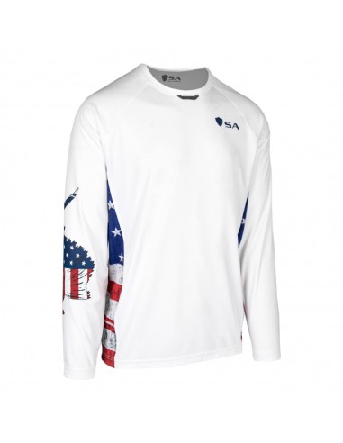 Performance Long Sleeve Shirt | American Flag | Game On 50% de réduction en Octobre 2024