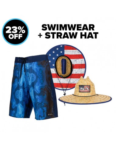 Swimwear + Straw Hat france