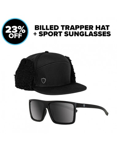 Billed Trapper Hat + Sunglasses | FREE Strap store