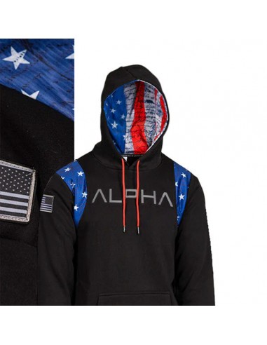 Honor Lined Hoodie | American Flag | AD Les êtres humains sont 