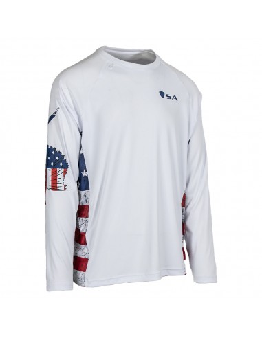 Performance Long Sleeve Shirt  | American Flag | Game On shop