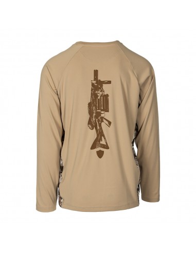 Performance Long Sleeve Shirt | Desert Digi Camo | Bass Grenade commande en ligne