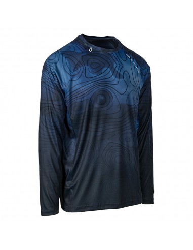 Performance Long Sleeve Shirt | Underwater Topography en stock