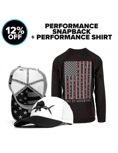 PERFORMANCE SNAPBACK + PERFORMANCE SHIRT sélection de produits