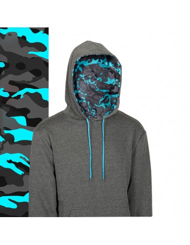 Classic Lined Hoodie | Aqua Military Camo destockage