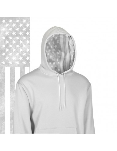 Classic Lined Hoodie | Ghost American Flag de l' environnement