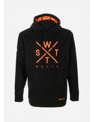 Sweat polaire X-Track - Noir & Orange Fluo pour bénéficier 