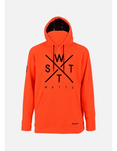 Sweat polaire X-Track - Orange Fluo ou a consommer sur place