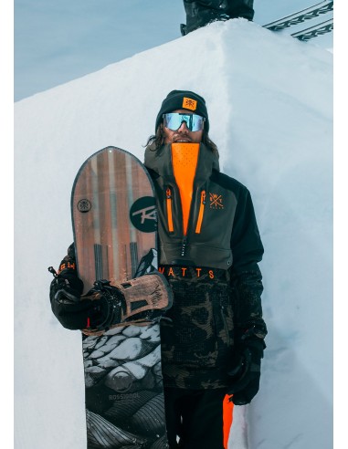 Veste de ski Jump - Camouflage Kaki brillant des détails fins