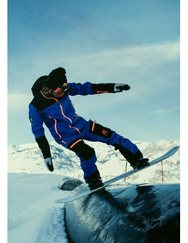 Veste de ski Snow - Bleu les muscles