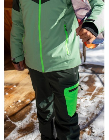 Pantalon de ski Gostt - Vert Sapin & Vert Fluo Comparez plus de prix