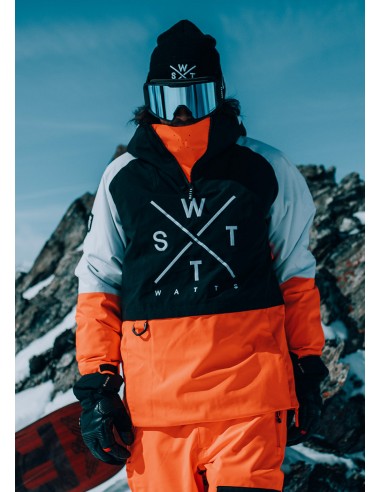 Veste de ski X-Metod - Noir & Orange Fluo Venez acheter