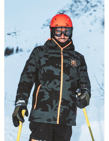 Veste de ski S-Regular - Camouflage ou a consommer sur place