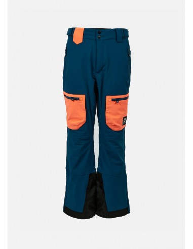 Pantalon de ski X Jib - Bleu Pétrole s'inspire de l'anatomie humaine