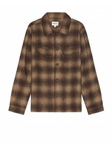 Criss Flannel Overshirt brillant des détails fins